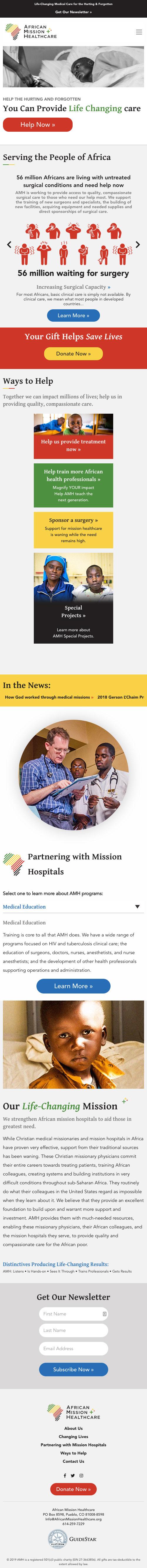 African Mission Healthcare Responsive Image V3