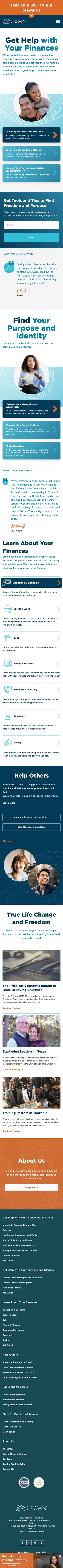 Portfolio Crown Mobile Scroll